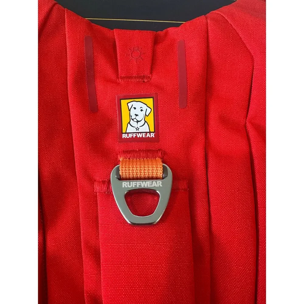 Ruffwear Switchback Dog Back Pack Harness Pockets, Padding, Reflective Red XS